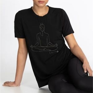 Johnny Was Calme embroidered Padmasana Short Sleeve Shirt